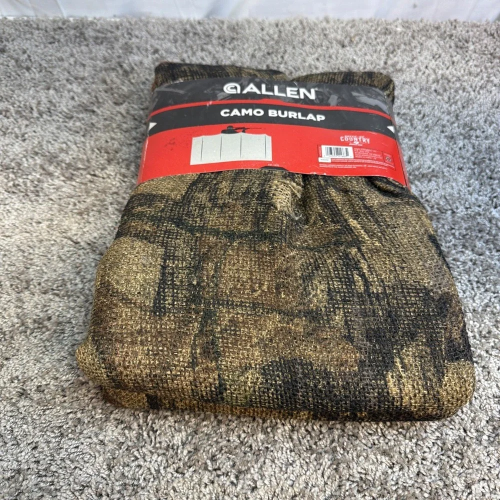 MOSSY OAK Country Break-Up CAMO BURLAP For Treestands / Blinds 12 Ft- 54